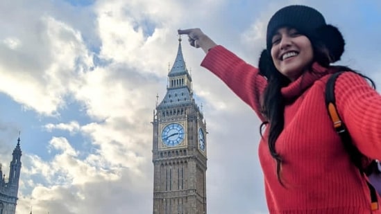 इशिता दत्ता ने हाल ही में लंदन की यात्रा की।