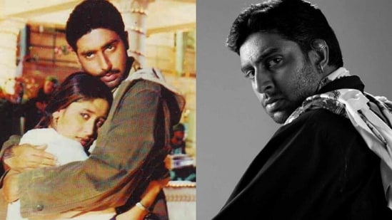 अभिषेक बच्चन अपनी पहली फिल्म रिफ्यूजी के दृश्यों में।  इस फिल्म से करीना कपूर का डेब्यू भी हुआ।